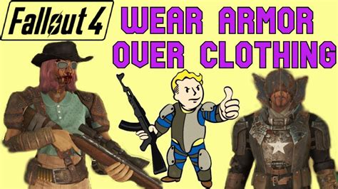 fallout 4 what can you wear under armor|More.